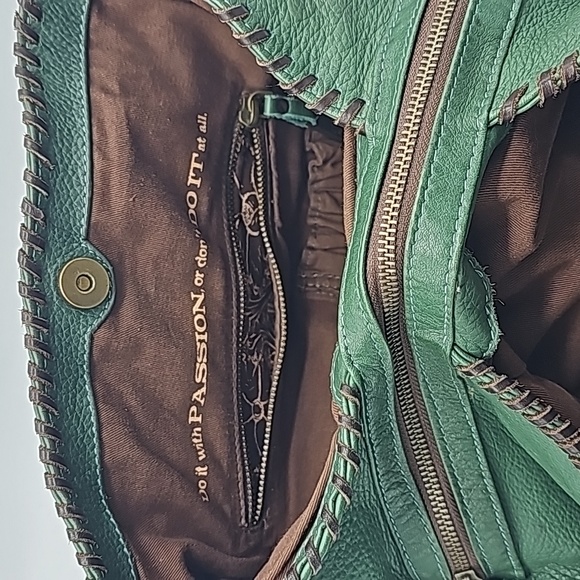 STS Ranchwear Forest Green Leather Purse with Concealed Carry Pocket - Picture 7 of 9